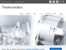 Tablet Screenshot of akmakina.com.tr
